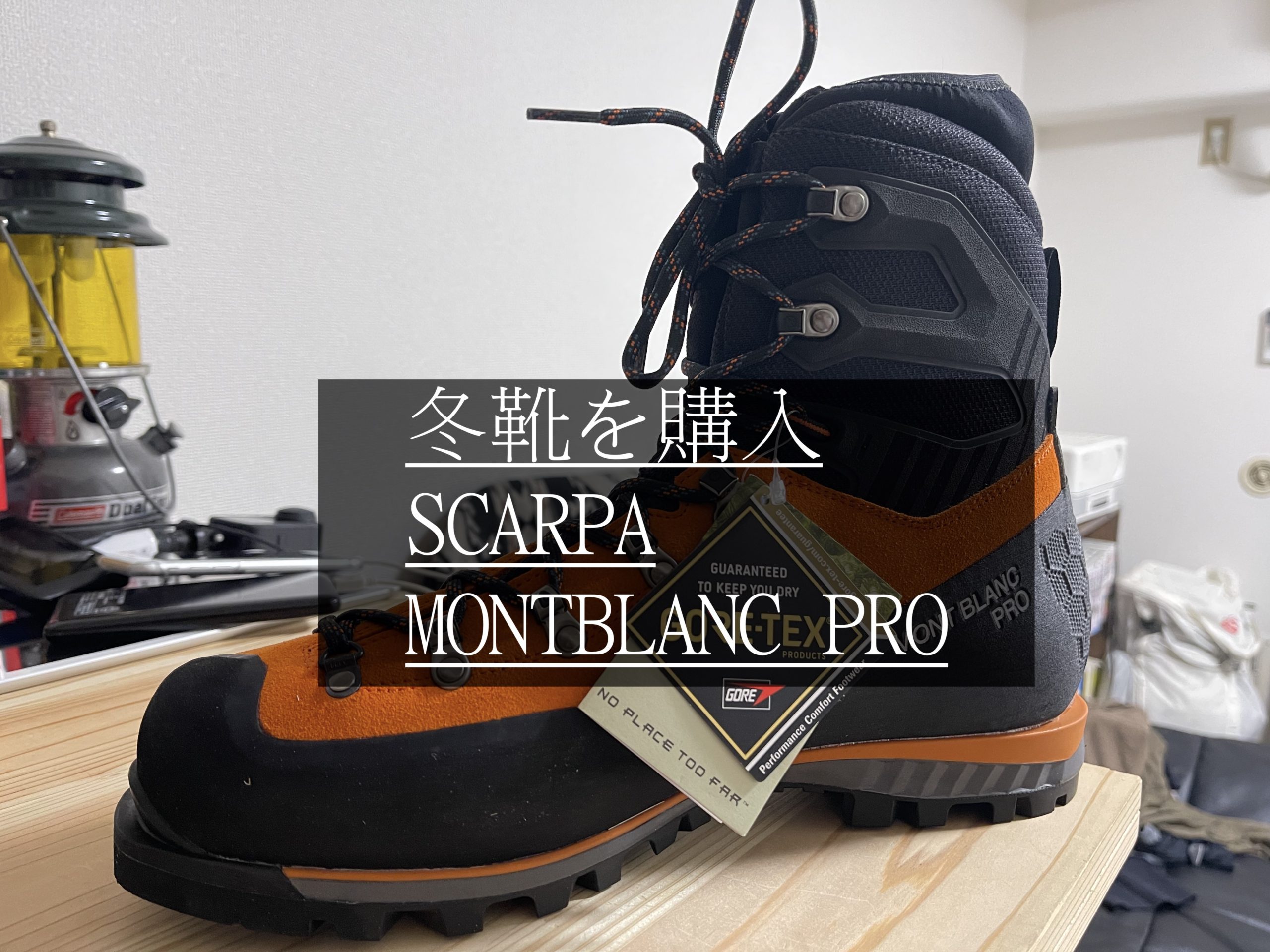 新しく購入した冬靴「スカルパ/モンブランプロGTX」 - NAOton HIKER BLOG